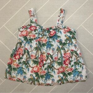 Janie and Jack Tropical Floral Top Girl’s Size 10